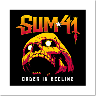 Sum 41 Order In Decline Skull Posters and Art